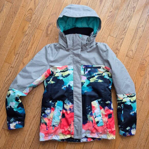 ROXY Jetty Block JK Snowboard Jacket Coat Medium - Picture 3 of 16